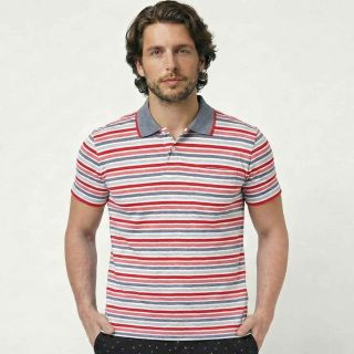 Bumchums 2046 Polo Men'S T-Shirt Assorted Stripe Pack Of 1