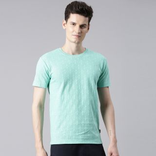 Bumchums Men’s Premium Crew Neck T-shirt in Super Combed Mono Cotton Fabric with Neck Tape and Half Sleeve