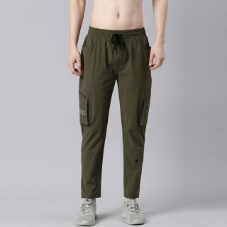Bumchums Athletix Men’s Cargo Pant in Polyester Blend  Fabric with Moisture Wicking and Anti-Microbial Properties