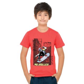 Bumchums 2014 Round Neck T-Shirt Assorted Print Junior Pack Of 1