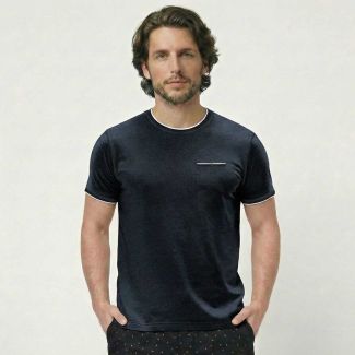Bumchums CREW NECK 2081 Men’s T-Shirt | Soft Birds Eye Fabric | Modern Fit Casual Tee