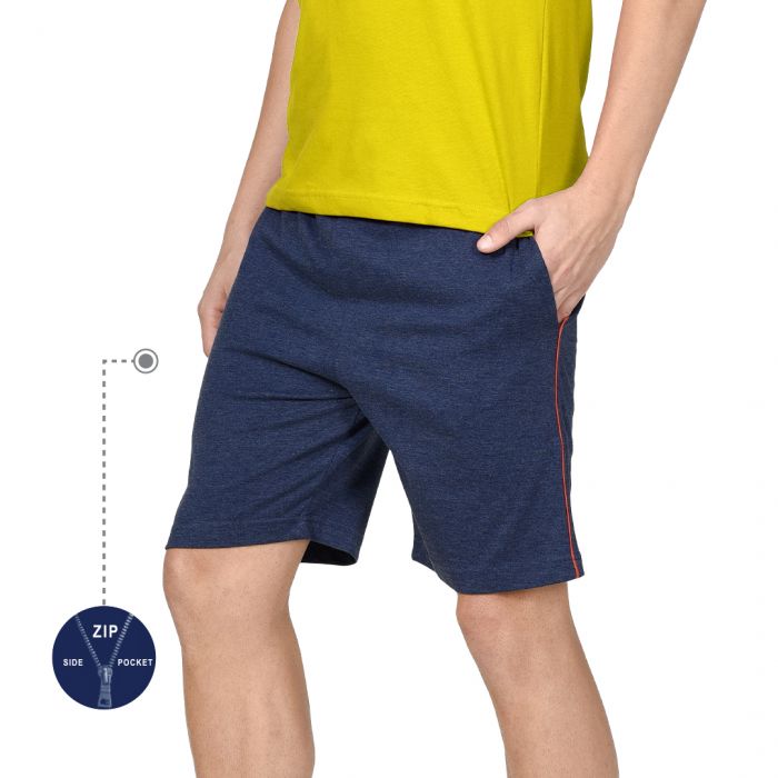 BUMCHUMS RELAX MEN S BERMUDA WITH ZIP ASSORTED COLOUR PACK OF 1